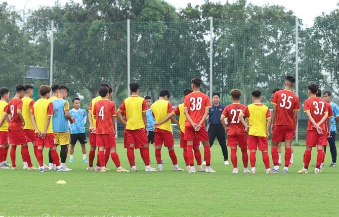 U17 Việt Nam tập trung rèn chiến thuật cho U17 châu Á.