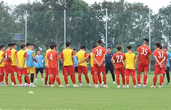 U17 Việt Nam tập trung rèn chiến thuật cho U17 châu Á.