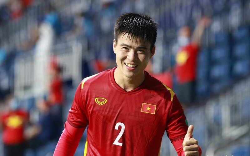 Duy Mạnh đang dần bình phục chấn thương hậu AFF Cup 2020. 