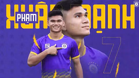 Xuân Mạnh gia nhập Hà Nội FC sau khi chia tay Sông Lam Nghệ An.