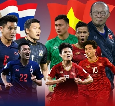 Tuyển Việt Nam gặp Thái Lan ở bán kết 2 của AFF Cup.