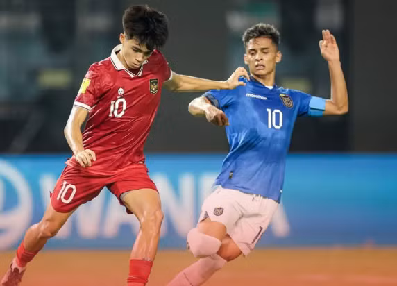 U17 Indonesia cầm hòa U17 Ecuador ở trận ra quân World Cup 2023.
