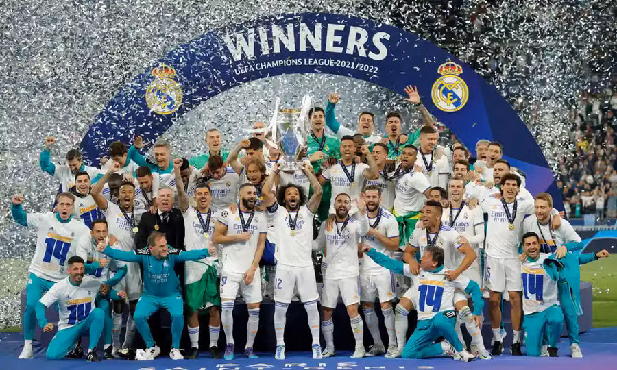 Real kiếm được số tiền lớn nhờ vô địch Champions League. Ảnh: Reuters.