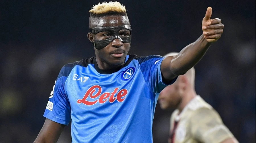 Victor Osimhen được đồn đoán sắp rời Napoli.