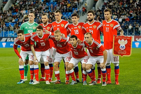 Tuyển Nga giao hữu với nhiều đội châu Á trong tháng 3.