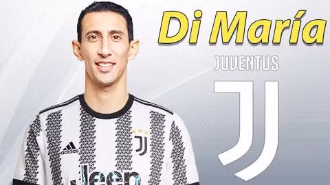 Angel Di Maria gia nhập Juventus theo dạng tự do.
