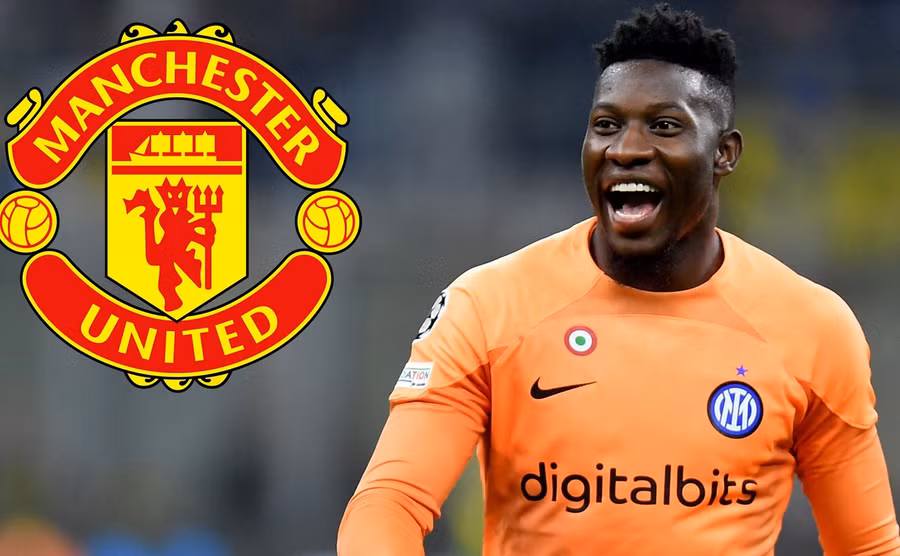 Thủ môn Andre Onana và Inter Milan đang ở rất gần Man United.