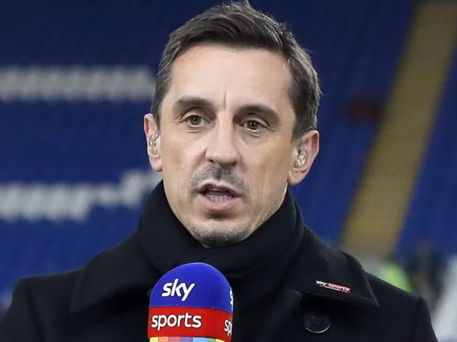 Gary Neville dự đoán Man United văng khỏi Top 4 ở Premier League.