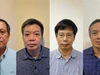 Nguyễn Bá Hoan, Tống Hải Nam, Nguyễn Gia Liêm, Phạm Viết Hương (từ trái qua phải ). Ảnh: BCA
