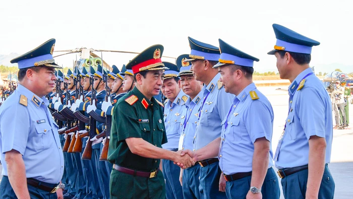 Đại tướng Phan Văn Giang, Bộ trưởng Bộ Quốc phòng dự lễ khánh thành Dự án sân bay quân sự Phan Thiết.