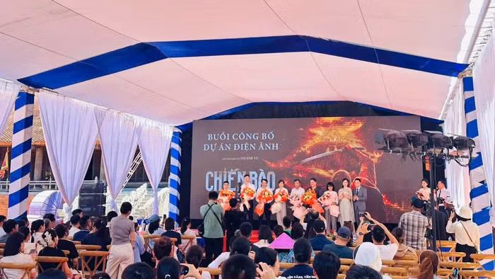 Phim “Chiến bào” dự kiến ra rạp vào năm 2028 - Ảnh: ĐPCC.