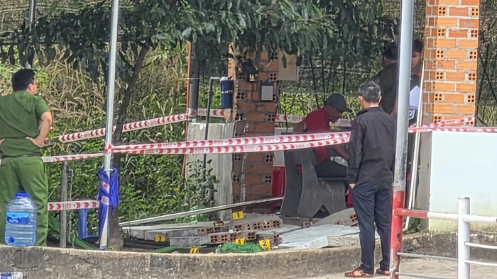 Hiện trường vụ việc.