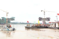 Tạm dừng vận hành phà quân sự sông Hồng từ 5h sáng 12/7/2025 do mực nước lên cao (ảnh minh họa).