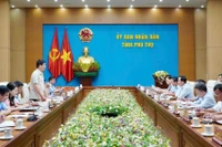 Quang cảnh buổi làm việc.