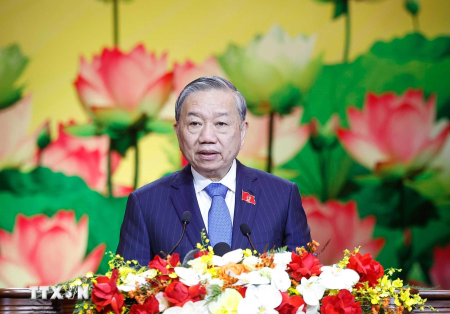 Tổng Bí thư Tô Lâm phát biểu. Ảnh: Thống Nhất/TTXVN