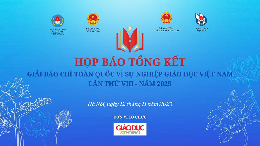 Lễ trao giải Báo chí Toàn quốc “Vì sự nghiệp Giáo dục Việt Nam” năm 2024.