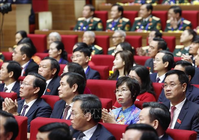 Đại biểu dự đại hội. Ảnh: Thống Nhất/TTXVN