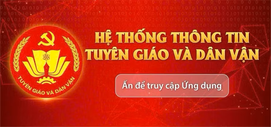 Banner ứng dụng Tuyên giáo và Dân vận