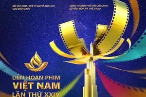 Poster của Liên hoan Phim Việt Nam lần thứ XXIV. Ảnh: BTC