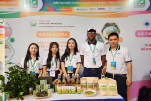 Cuộc thi "Food Innovation and Development 2025" với sự xuất hiện của thí sinh nước ngoài. Ảnh: L.N.