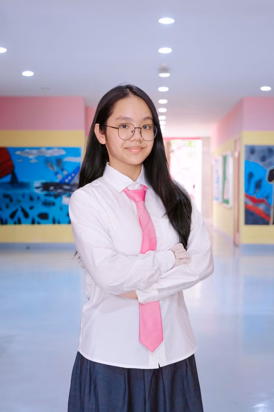 Học sinh Đặng Lê Minh Anh chia sẻ về quá trình học tập tại TH School