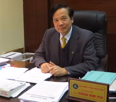 NGND GS.TS Đặng Kim Vui - Giám đốc Đại học Thái Nguyên