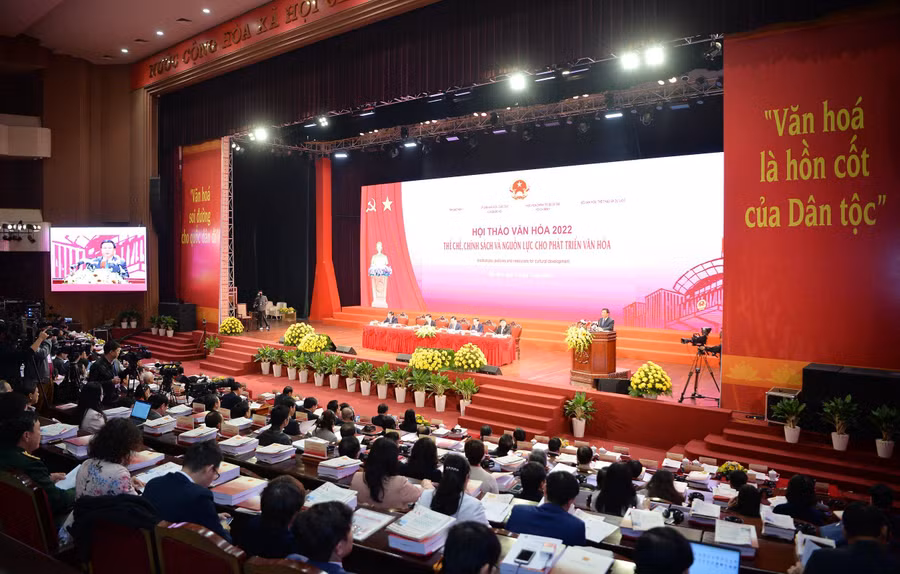 Quang cảnh Hội thảo Văn hóa 2022.