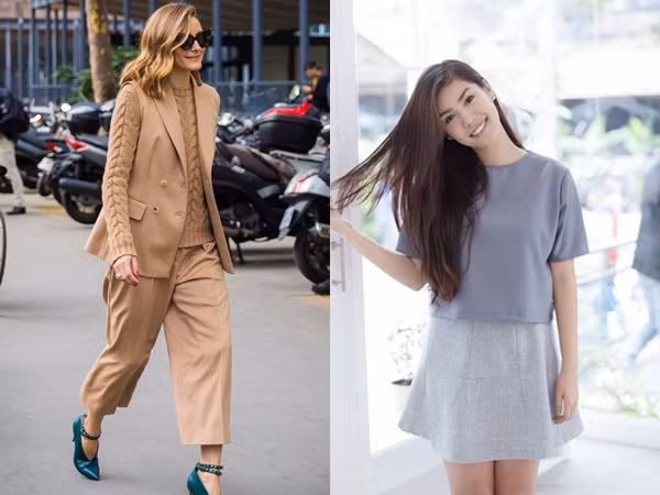 Không chỉ ấn tượng bởi sự sang trọng mà quần áo đơn sắc còn tạo sự liền mạch cho bộ quần áo 
