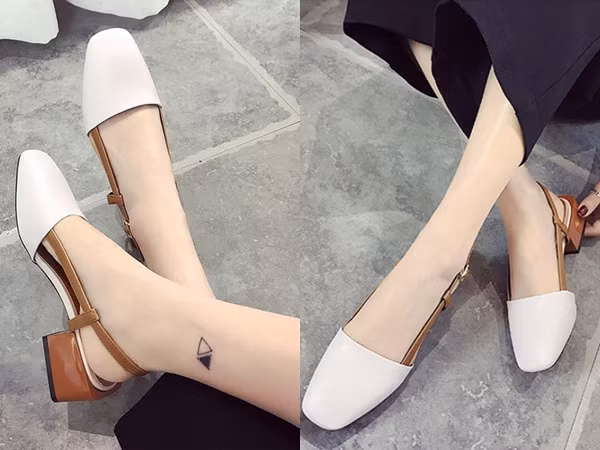 Giày mũi vuông vừa có nét cổ điển lại vừa thanh lịch, diện với kiểu đồ gì cũng toát lên sự cá tính theo một cách rất tinh tế