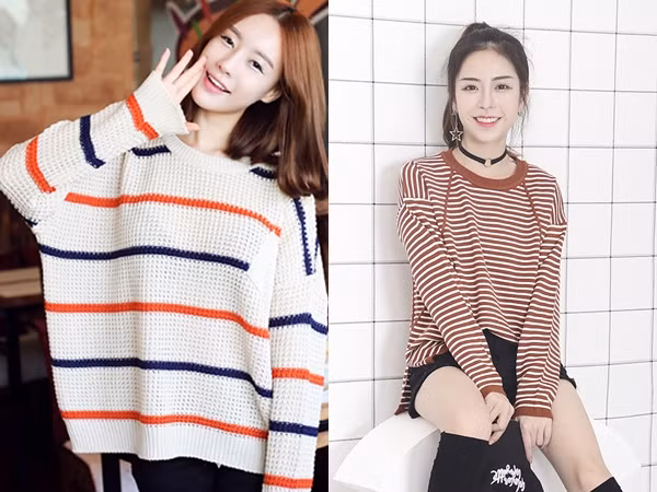 Những chiếc áo len đơn sắc chưa bao giờ tỏ ra yếu thế trong cuộc chạy đua thời trang