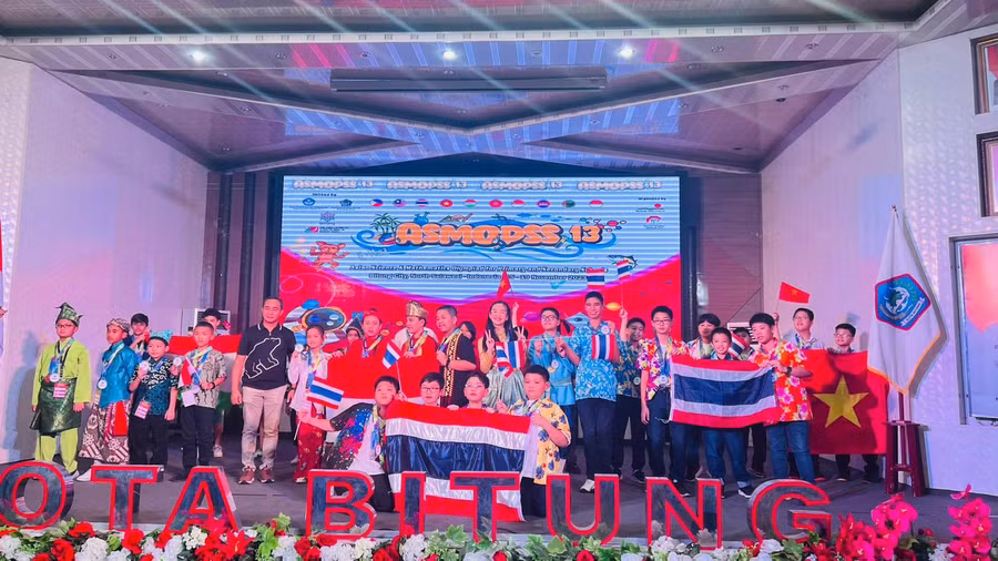 Cuộc thi tạo cơ hội giao lưu cho học sinh các nước.