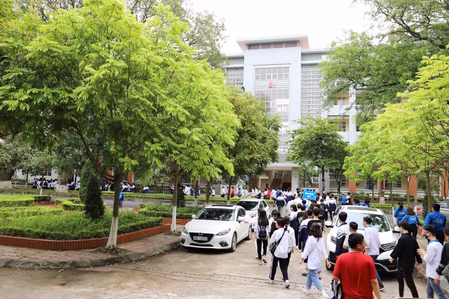 Trường Đại học Công nghệ Giao thông vận tải cơ sở Vĩnh Phúc- nơi diễn ra Ngày hội Khởi nghiệp Quốc gia của học sinh, sinh viên lần thứ IV