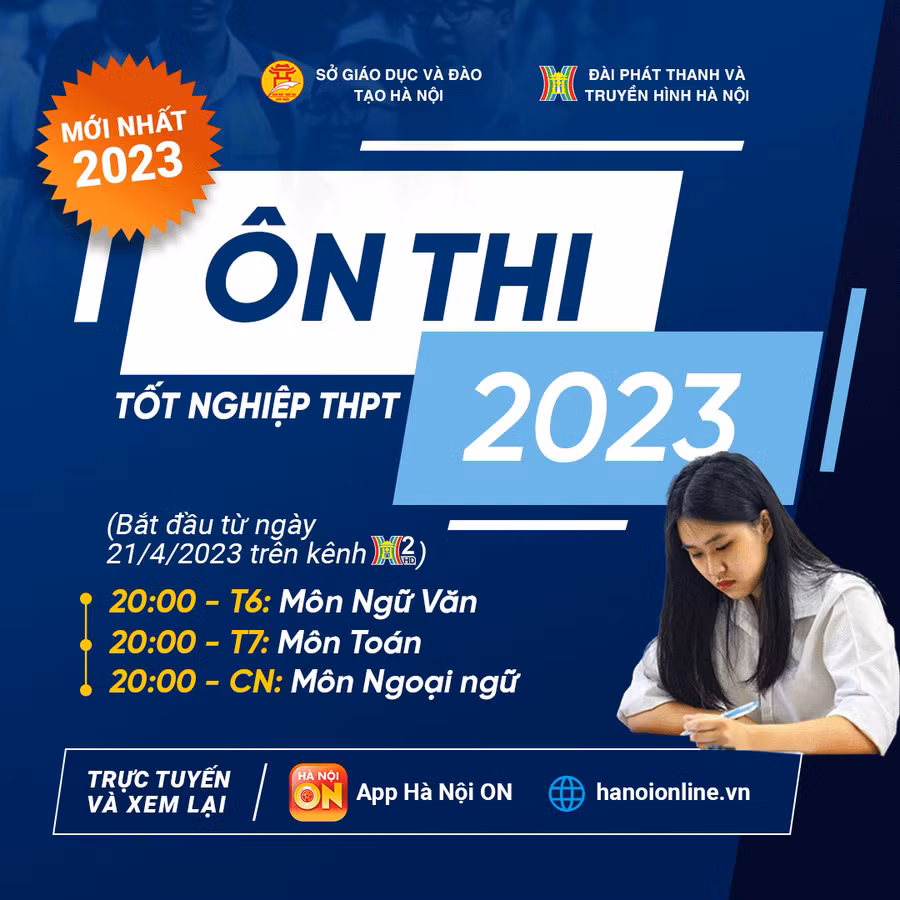 Học sinh Hà Nội có thêm kênh ôn tập trên truyền hình.