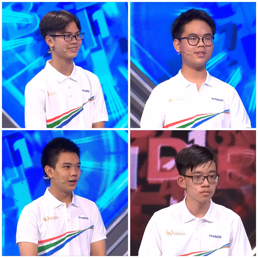 Các thí sinh tại cuộc thi tháng.