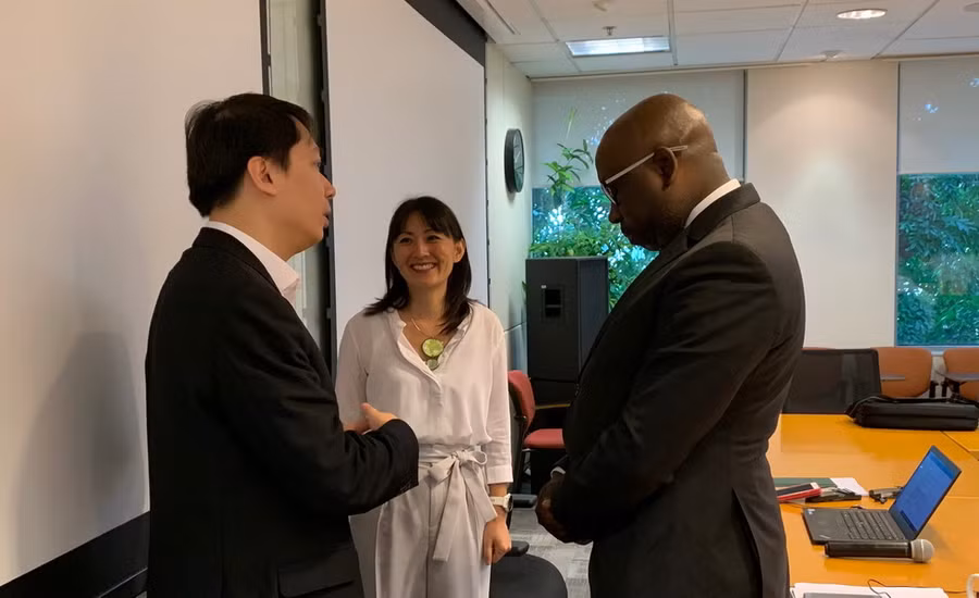 Hai bên trao đổi những vấn đề cùng quan tâm Hai bên trao đổi những vấn đề cùng quan tâm