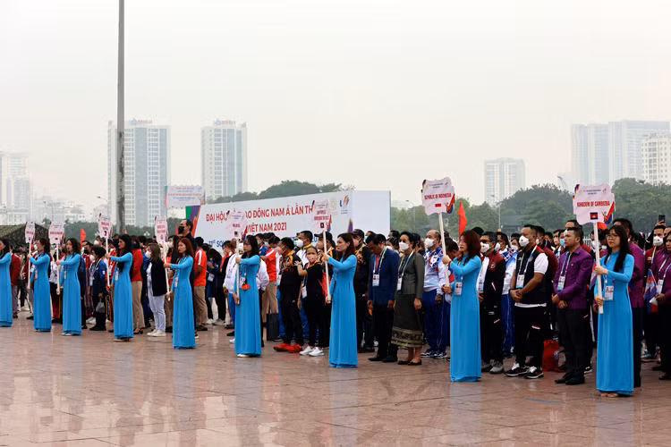 Đại diện 11 quốc gia tham dự SEA Games 31.