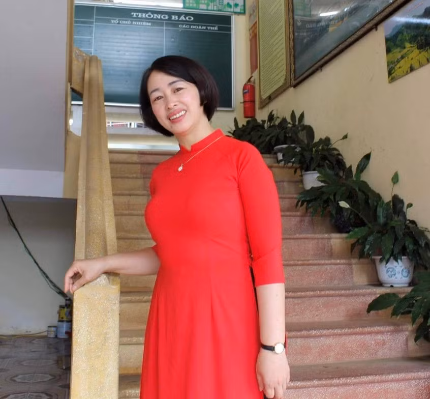 Cô Nguyễn Khánh Chi – Phó hiệu trưởng Trường THPT Số 1 Bắc Hà.