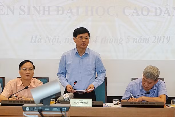 Ông Ngô Văn Quý phát biểu tại buổi làm việc