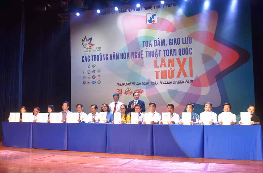 15 trường VH-NT tham gia ký kết hợp tác, liên kết