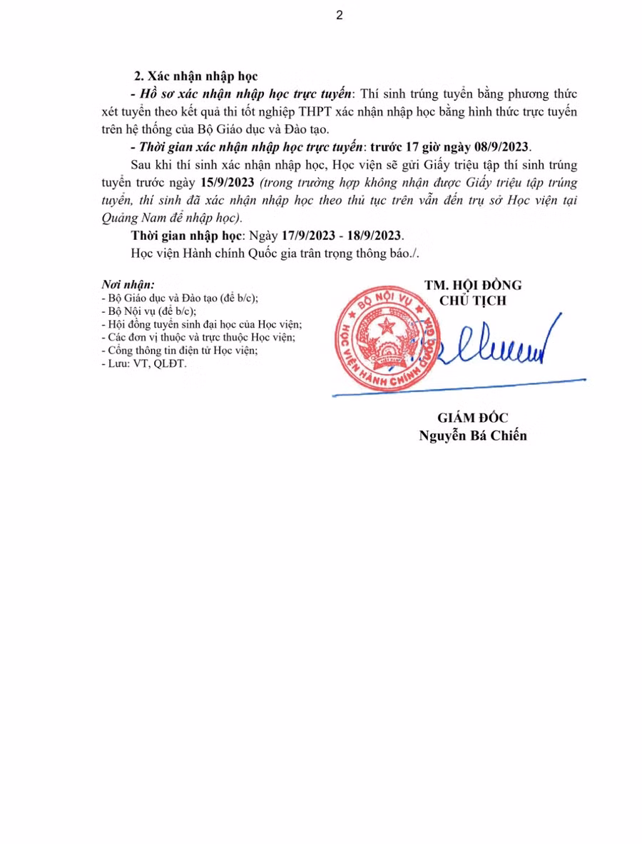 Điểm trúng tuyển đại học hình thức chính quy đợt 1 năm 2023 xét tuyển theo kết quả thi tốt nghiệp THPT và thủ tục, thời gian xác nhận nhập học tại Quảng Nam. Điểm trúng tuyển đại học hình thức chính quy đợt 1 năm 2023 xét tuyển theo kết quả thi tốt nghiệp THPT và thủ tục, thời gian xác nhận nhập học tại Quảng Nam.