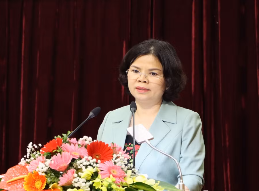 Chủ tịch UBND tỉnh Bắc Ninh - Nguyễn Hương Giang đánh giá cao kết quả ngành GD&amp;ĐT đạt được trong năm học 2022 - 2023.