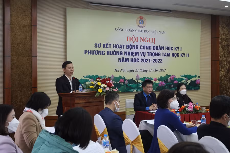 Đại biểu phát biểu tại hội nghị