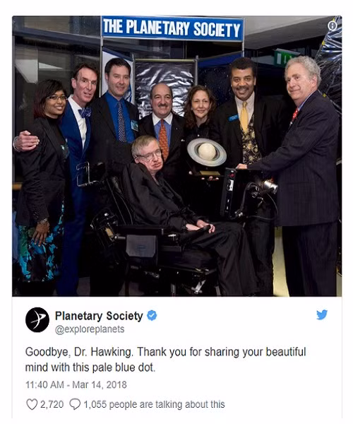 Cộng đồng khoa học thương tiếc giáo sư Stephen Hawking ảnh 4