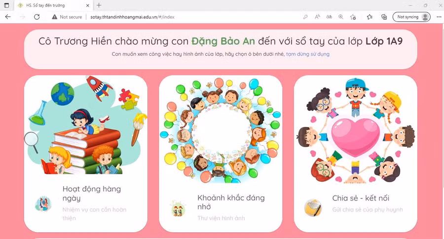 Ứng dụng sổ tay điện tử của cô Trương Thị Hiền Ứng dụng sổ tay điện tử của cô Trương Thị Hiền