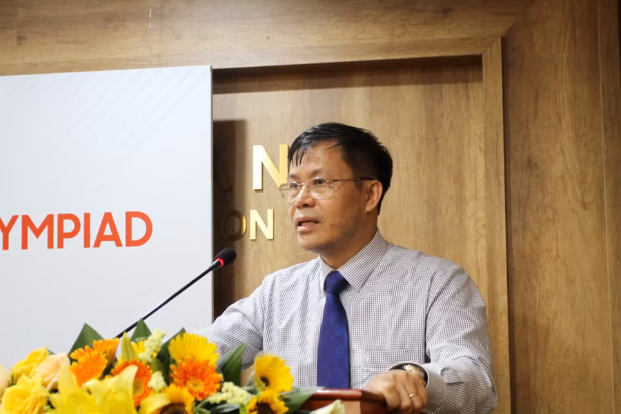 TS Lê Mỹ Phong- Phó Cục trưởng phụ trách Cục Quản lý Chất lượng, Bộ GD&amp;ĐT phát biểu