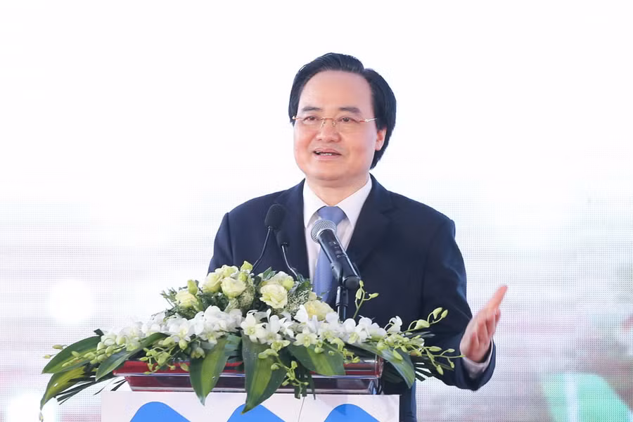 Bộ trưởng Phùng Xuân Nhạ phát biểu tại buổi lễ