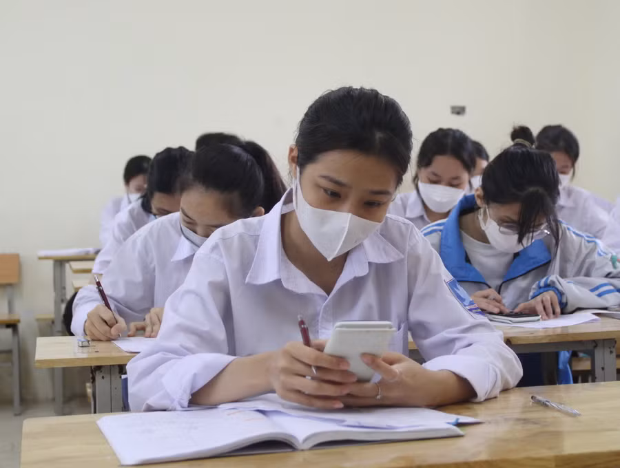 Nhà trường đã chủ động tổ chức ôn tập cho học sinh bằng nhiều hình thức.