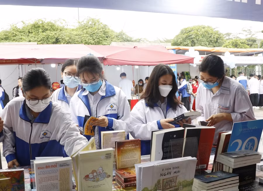 Học sinh Bắc Ninh lan tỏa văn hóa đọc. Học sinh Bắc Ninh lan tỏa văn hóa đọc.