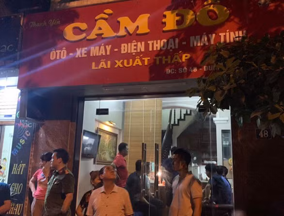 Tiệm cầm đồ nơi xảy ra sự việc (Ảnh Trần Kiên).