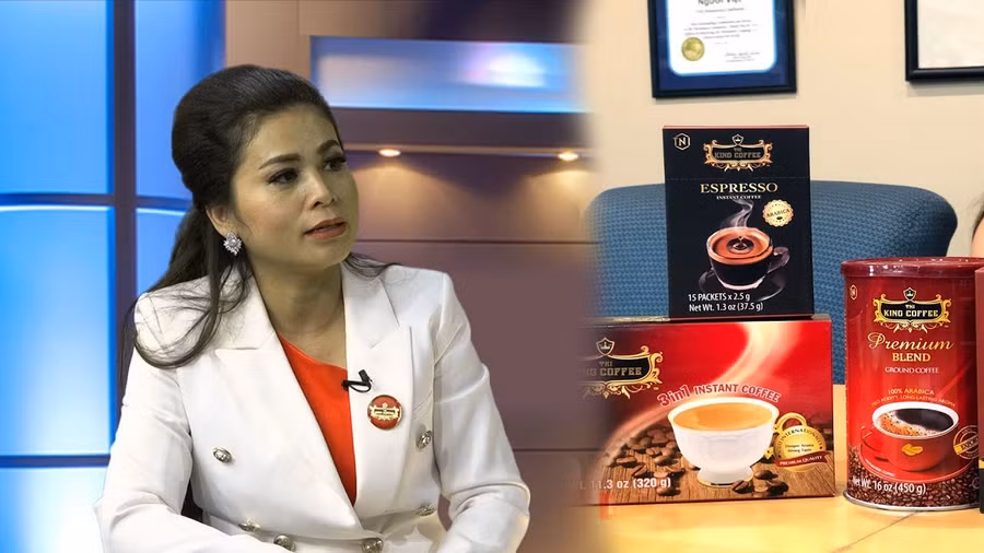 Bà Lê Hoàng Diệp Thảo là người sáng lập và là linh hồn của King Coffee.